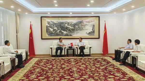 高武久一行拜訪北投集團黨委書記、董事長李長利